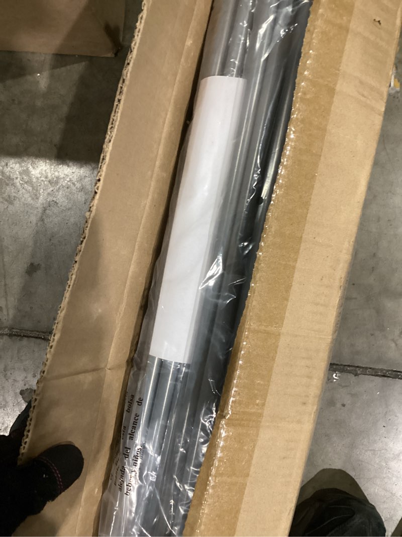 Condition photo showing Good Condition for HOMIDEC Clothes Drying Rack, Oversized 4-Tier(67.7" High) Foldable Stainless Steel Drying Rack Clothing, Movable Drying Rack with 4 castors, 24 Drying Poles and 14 Hooks for Bed Linen, Clothing, Grey Gray