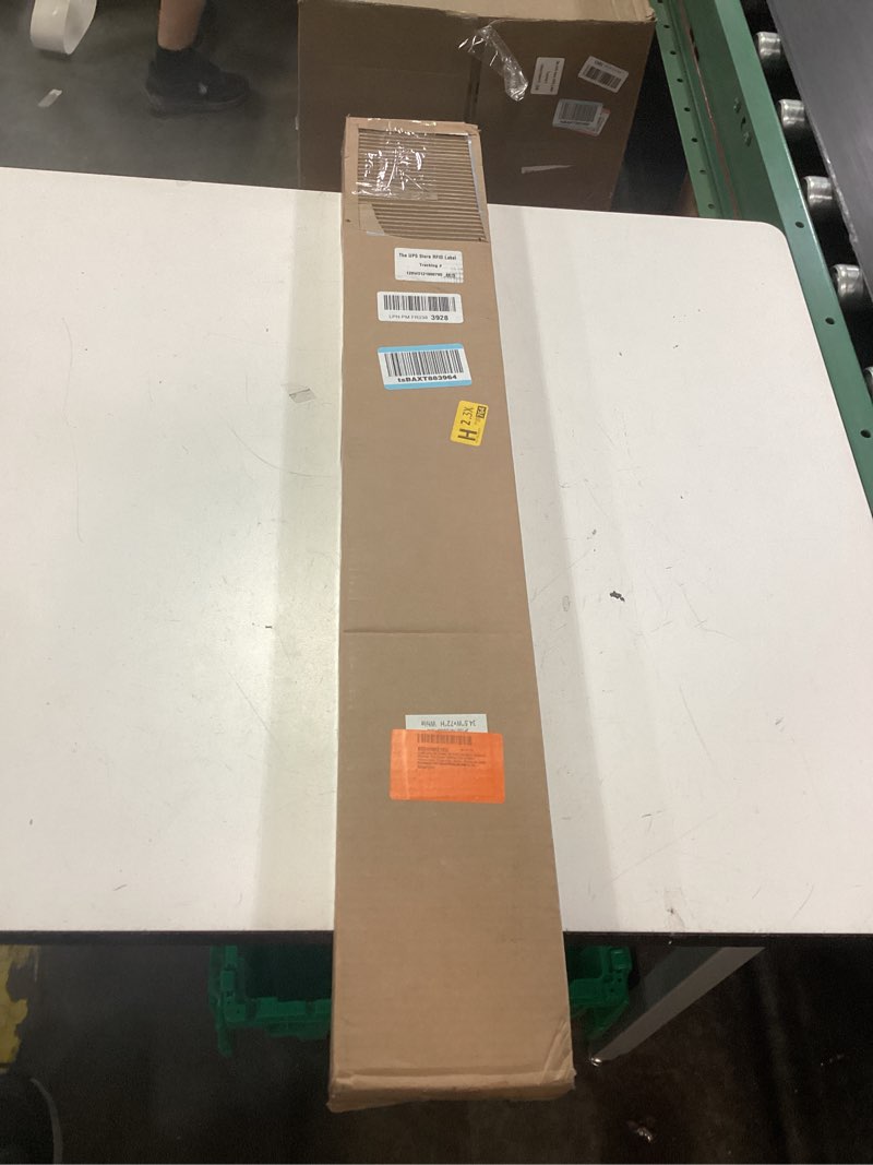 Condition photo showing New/Like New for lazblinds no tools no drill cordless cellular shades, top down bottom up (tdbu) honeycomb shades for home, blackout light blocking thermal insulation blinds for windows, 33" w x 72" h, white blackout - white 33" w x 72" h