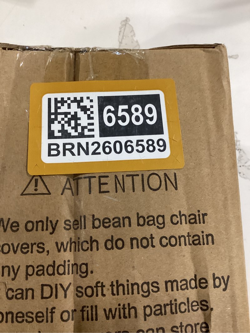 Condition photo showing Good Condition for bean bag cover (no filler), faux fur comfy bean bag covers for adults, washable beanbag chair cover, fluffy plush giant bean bags chairs covers for teens kids girls, anti-slip, 5ft, black 5ft charcoal black (cover only)