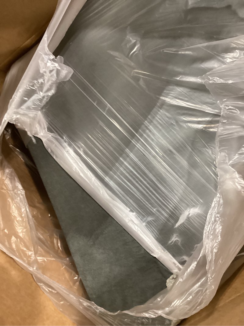Condition photo showing Good Condition for dog stairs for bed 28.7”h, 5-step dog ramp, non-slip sturdy pet steps for small dogs & cats to get on high bed or couches, grey