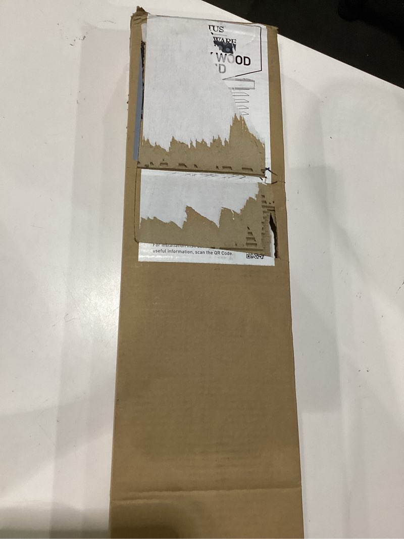Condition photo showing As Is for white window shades 