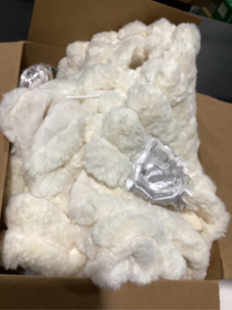 Condition photo showing New/Like New for Heated Throw Blanket Electric Blanket 50"x60" Fast Heating Electric Blanket with 5 Heat Levels & 4 Hours Auto-Off Overheat Protection Cozy Soft Flannel Heated Throw Blanket Beige Throw