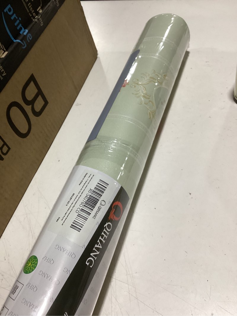 Condition photo showing Good Condition for Q QIHANG Self-Adhesive Non-Woven Wallpaper Simple European Style 3D Embossed Damask AB Version Wallp