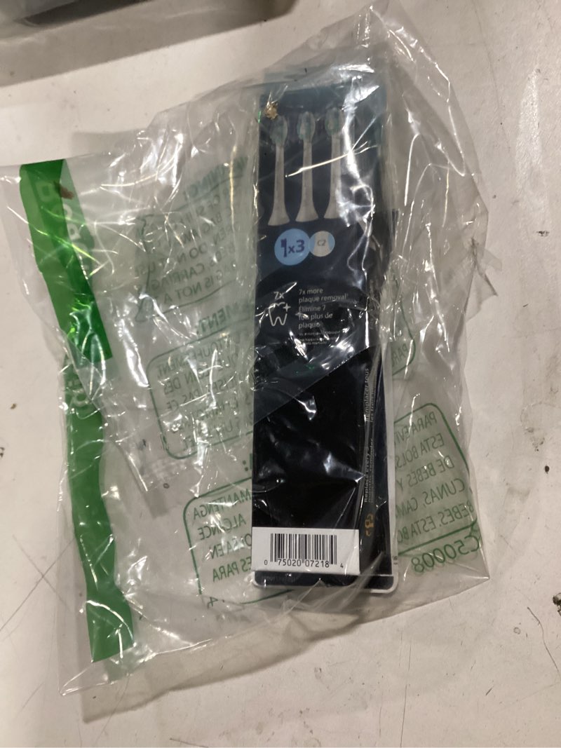 Condition photo showing Good Condition for Philips Sonicare C2 Plaque Control - Genuine Replacement Electric Toothbrush Heads, White, 3 Pack, HX9023/65 3 Count (Pack of 1) White
