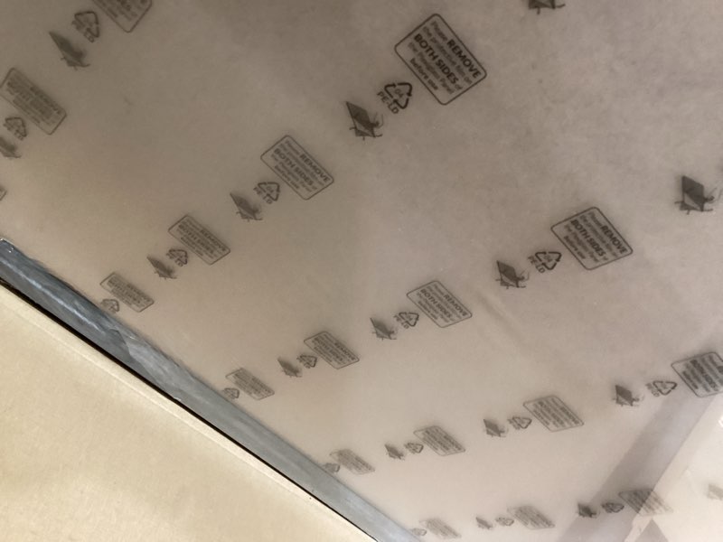 Condition photo showing Good Condition for 18x24 Wood Frame Grey, Rustic Natural 24x18in Gray Woodgrain Poster Picture Frame, Modern 18 x 24inch Gallery Wall Pic Photo Frame with HD Plexiglass, Horizontal Vertical Wall Mounting Display 1pcs Grey 18x24