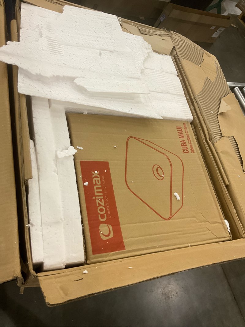 Condition photo showing New/Like New for COZIMAX Vanity Soul 24" Floating Bathroom Vanity and Cultured Marble Sink with Soft Close Door (Blue)