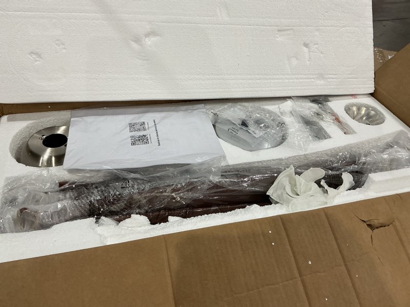 Condition photo showing Good Condition for 64 inch brown ceiling fans with lights, reversible quiet dc motor, modern ceiling fan with light and remote, indoor or outdoor use brown 64inch