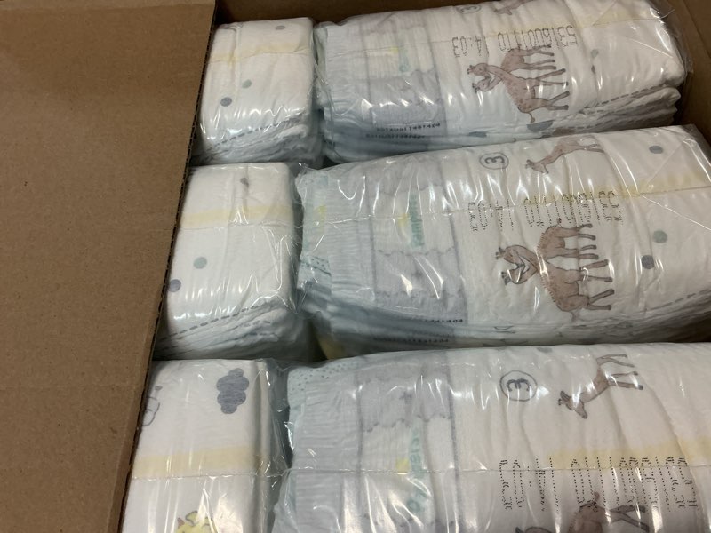 Condition photo showing New/Like New for Pampers Swaddlers Diapers, Size 3 (13-26 lbs), 168 Count, Absorbent, Keeps Baby Dry and Comfortable, Skin Safe Disposable Baby Diaper Size 3 168