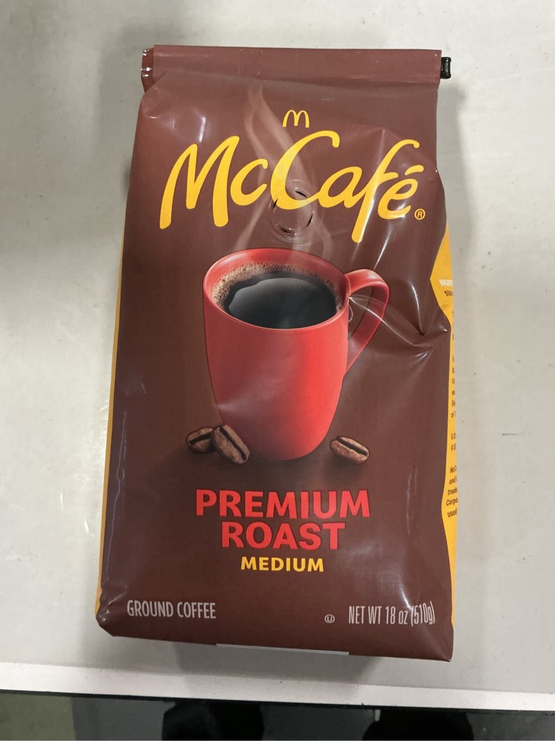 Best By 11/23/25 McCafe Premium Roast, Ground Coffee, Medium Roast, Bagged, 18oz. case of 6