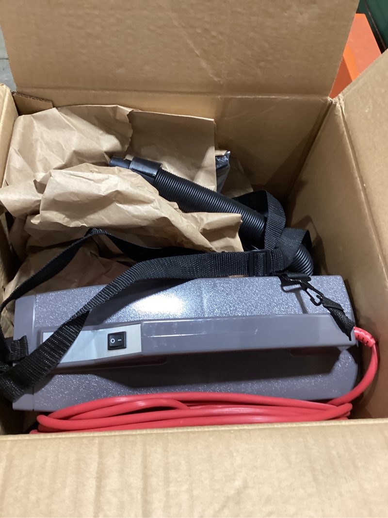 Condition photo showing Good Condition for carrier compatible with oreck commercial xl pro 5 bb900-dgr fits oreck buster b bb280 bb870 oreck super-deluxe bb880 bb1000 canister vacuum cleaner storage organizer with padded shoulder strap
