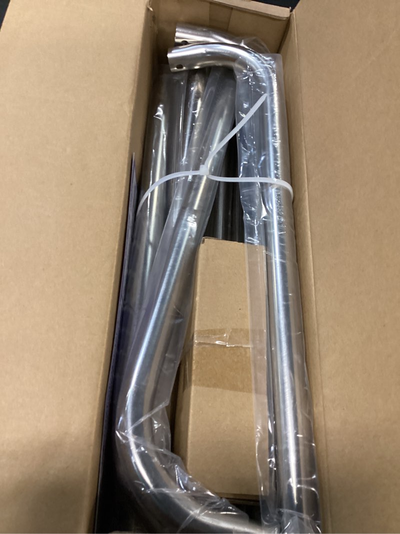 Condition photo showing Good Condition for tvwoo nickel wrap around curtain rods 2pack:blackout adjustable window curtain rod,room darkening heavy duty curved french metal single drapery rods for bedroom kitchen easy install,nickel 48-90 inch 48-90" ( 2pack ) brushed nickel