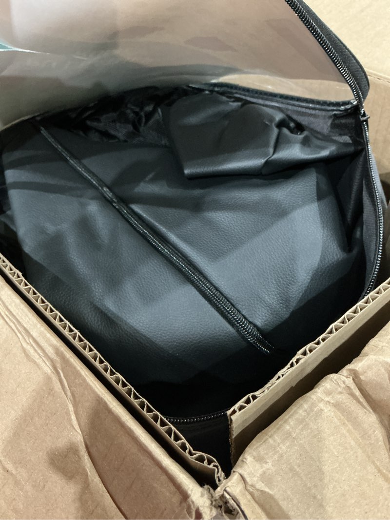 Condition photo showing As Is for fh group car seat covers full set faux leather -universal fit,automotive seat covers,low back front seat covers,airbag compatible,split bench rear seat cover,car seat cover for suv,sedan black black full set