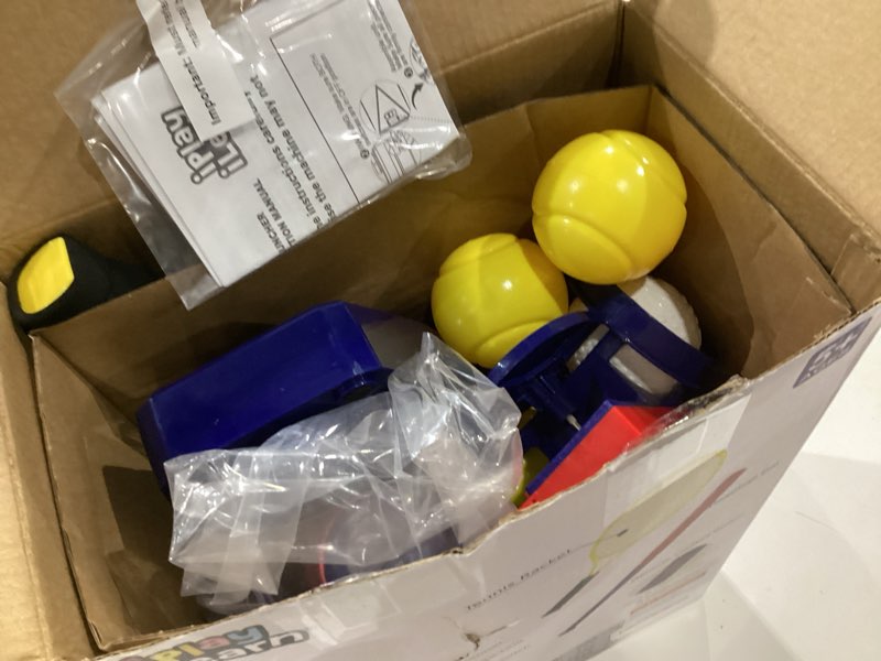 Condition photo showing Good Condition for iplay, ilearn kids pitching machine toys, 2 in 1 rc baseball tennis pitcher, auto ball launching bat, boys outdoor outside sports backyard game, birthday gift 5 6 7 8 10 12 yr youth-unassembled