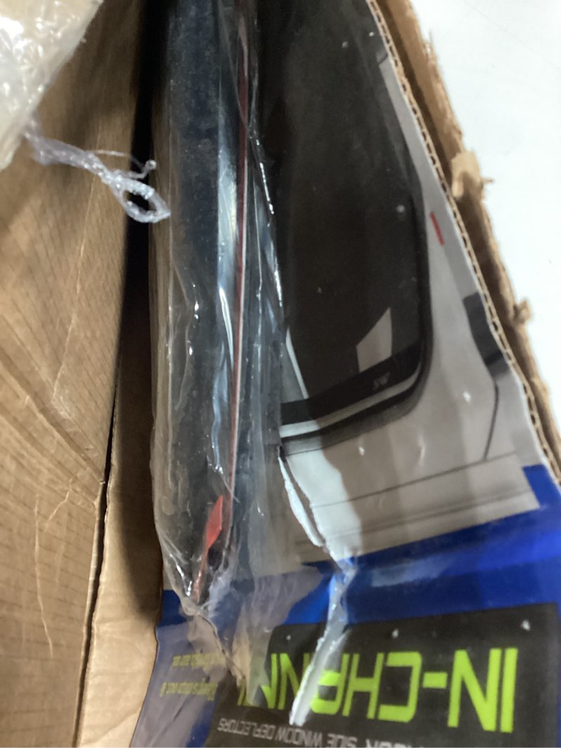 Condition photo showing Good Condition for Auto Ventshade [AVS] In-Channel Rain Guards For 2004 - 2015 Nissan Titan, CREW CAB ONLY | Window Vent Visors, 4 pcs. - Smoke | 194858 In-Channel - Smoke