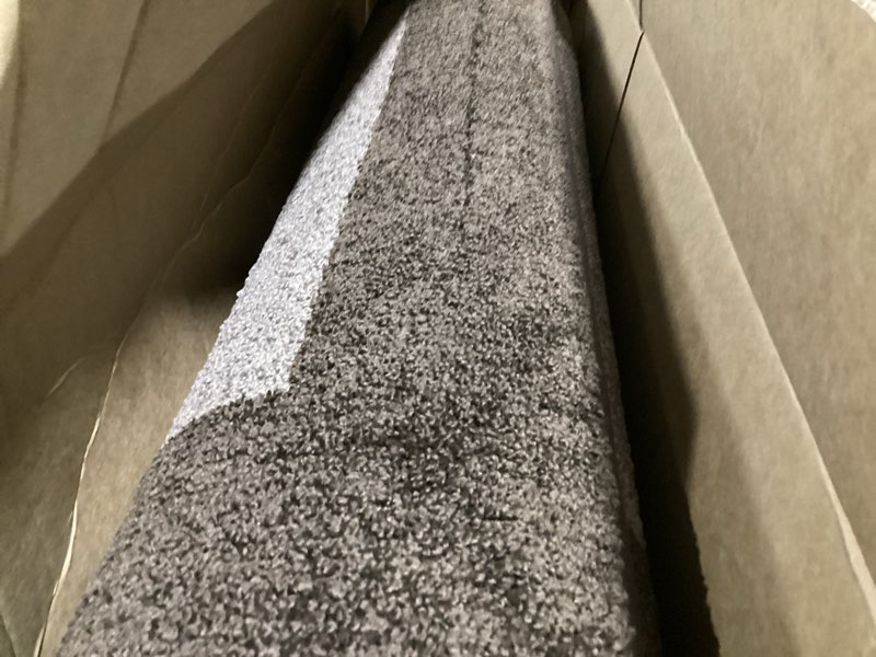 Condition photo showing As Is for unique loom del mar collection area rug - abigail (6' 1" x 9' rectangle, light brown/ beige) 6'1" x 9' (rectangular) light brown/beige