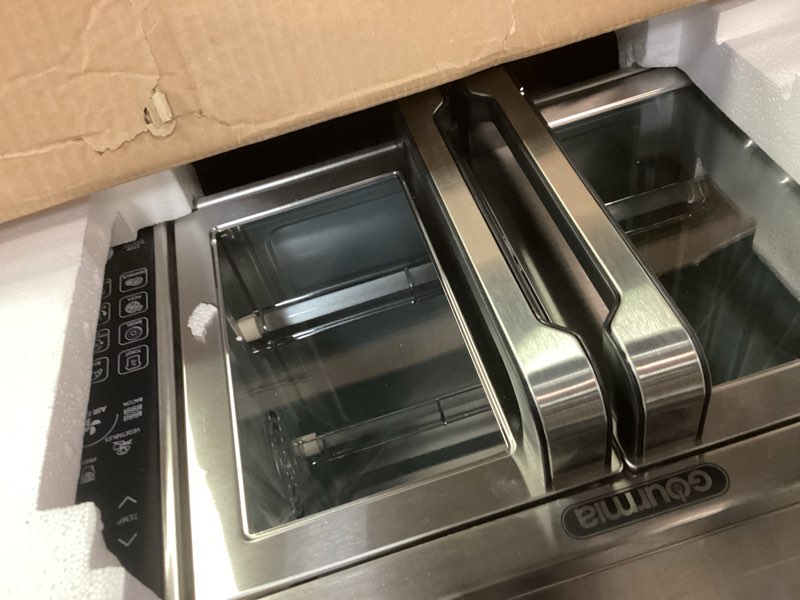 Condition photo showing Good Condition for Gourmia GTF2468 6-Slice Digital Toaster Oven Air Fryer w/ 18 One-Touch Presets & Temp Probe, Stainless Steel