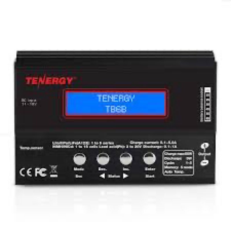 tenergy tb-6ab balance charger discharger 1s-6s digital battery pack charger for nimh/nicd/li-po/li-