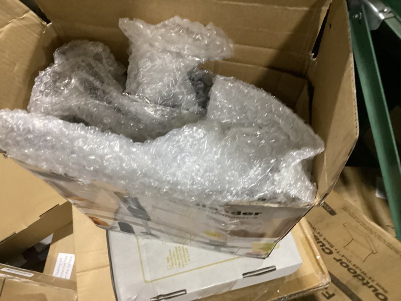 Condition photo showing Good Condition for cordless immersion blender handheld: 4-in-1 cordless hand blender with 500ml chopper, 600ml beaker, egg whisk, 8 speeds hand stick with usb rechargeable for smoothies, baby food, soup (black)