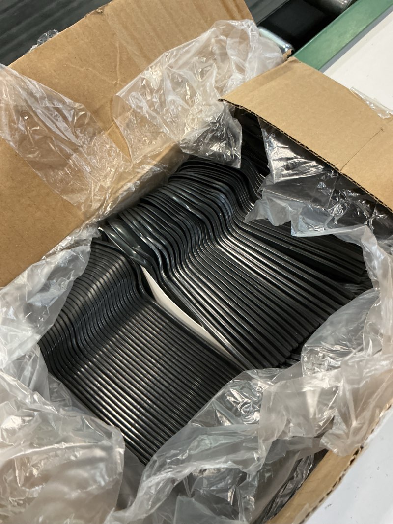 Condition photo showing Good Condition for 1,000 plastic disposable cutlery bulk variety pack black medium weight includes 334 forks, 333 knives, 333 soup spoons, disposable silverware plastic cutlery combo pack black