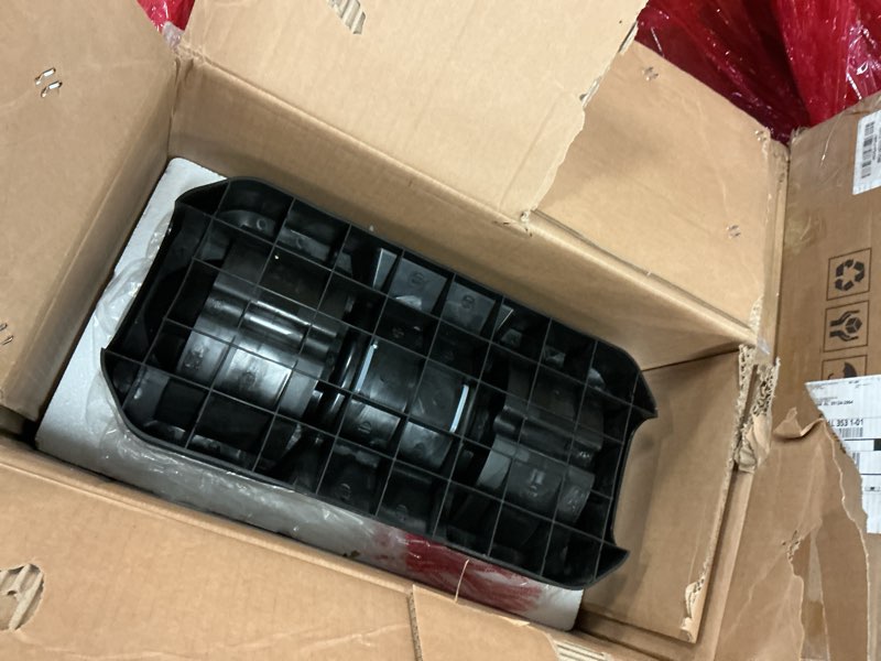 Condition photo showing As Is for 22LBS/25LBS/52LBS Single/Pair Adjustable Dumbbells Set Premium Rubber Coated Dumbbell Set with Secure Locking Mechanism for Safe & Customizable Strength Training(incomplete)