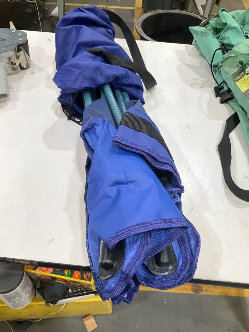 Condition photo showing Good Condition for folding club outdoor portable camping chair blue - all in motion™