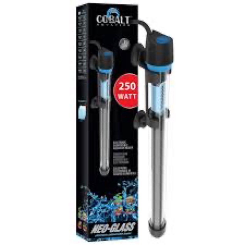 478429 250W Cobalt Neo-Glass Submersible Aquarium Heater