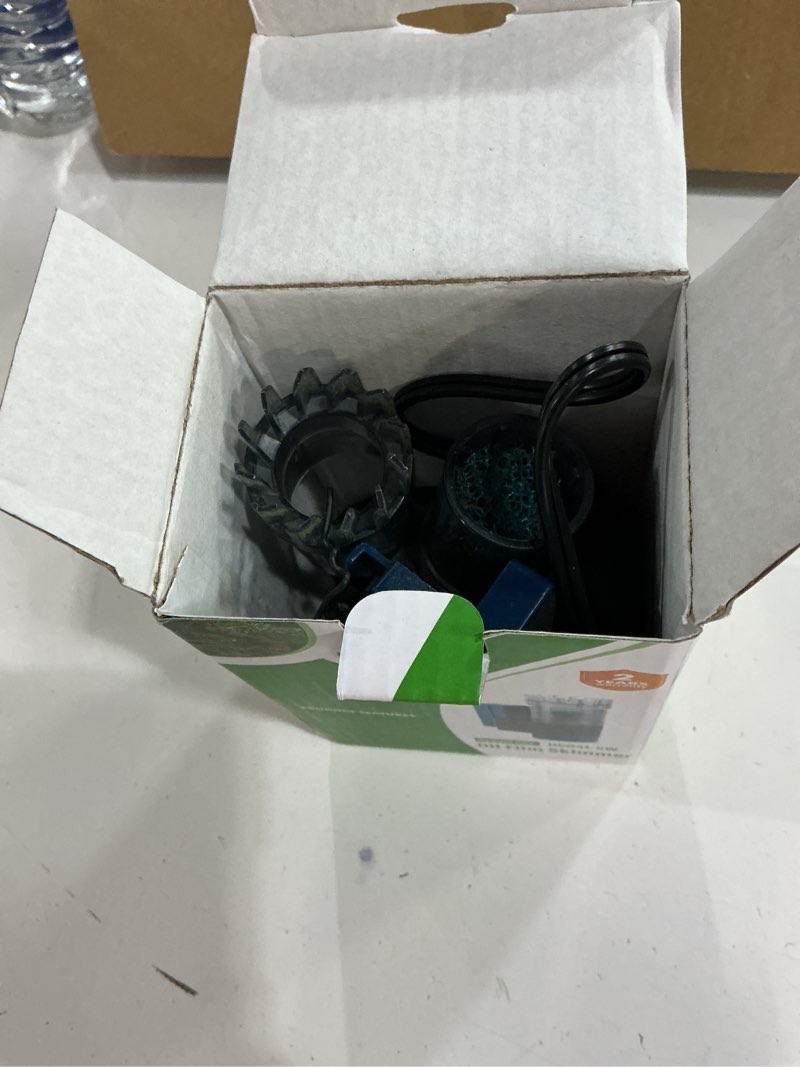 Condition photo showing As Is for aquarium surface skimmer, 96 gph flow rate – ideal for freshwater & saltwater compatible, 5w – efficient waste removal