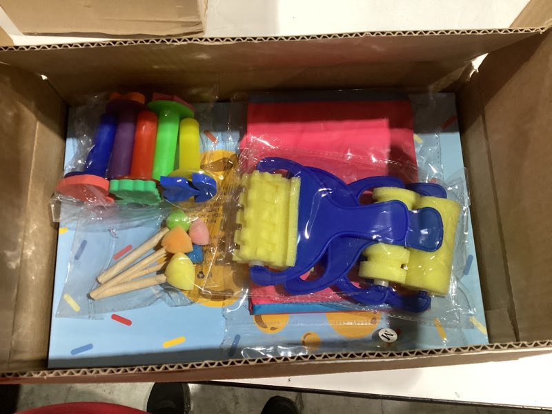 Condition photo showing As Is for TMOL Washable Finger Paint for Toddlers, 25 PCS Non-Toxic Finger Paints, 10 Vibrant Colors (2fl oz), Baby Paint for Hand and Feet, Safe Art Supplies, Early Learning Gifts for Kids Age 3+ 10colors 60ml