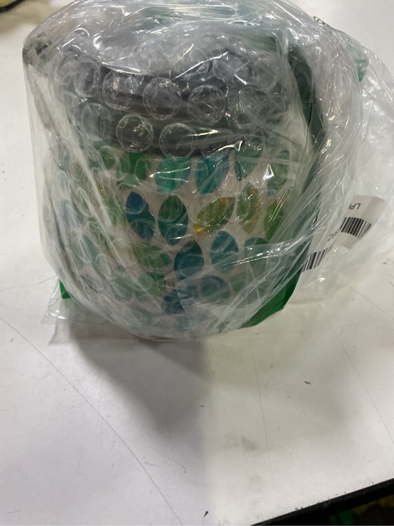 Condition photo showing Good Condition for starsoul solar lanterns outdoor waterproof, unique green mosaic glass solar garden lights, decorative outdoor lantern for outside patio pathway porch yard table