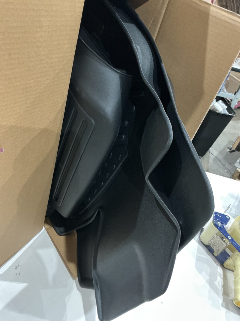 Condition photo showing As Is for similar to not exact. model differs oedro floor mats fit for 2015-2026 ford f150 and 2022-2026 f-150 lightning supercrew cab, w/o fold flat storage, tpe precision fit f150 accessories car mats all-weather protection liner