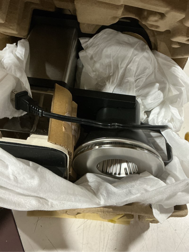 Condition photo showing Good Condition for simplygoodcoffee the brewer - plastic-free. coffee maker/coffee machine. 8 cup automatic drip pour over coffee brewer. brewer free of plastic, gold cup standard. black/stainless steel