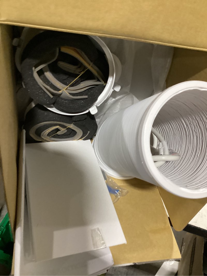 Condition photo showing New/Like New for midea 5,000 btu (8,000 ashrae) 115v portable air conditioner with comfort sense remote, cools up to 150 sq. ft., new, map05r1awwt-t, new