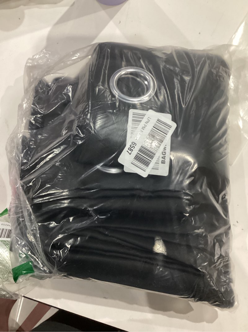 Condition photo showing Good Condition for nicetown blackout curtain panels 72 inches - light reducing thermal insulated solid grommet blackout curtains/panels/drapes for living room (set of 2, 52 inches by 72 inch, black) black 52"w x 72"l (pack of 2)