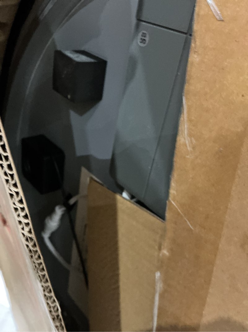 Condition photo showing Good Condition for s·bagno 28’’ round led bathroom mirror with lights, bathroom vanity wall mirror with buletooth, anti-fog, stepless dimmable, 3 colors, tempered glass lighted makeup mirror for bathroom round-black 27.6"l x 27.6"w