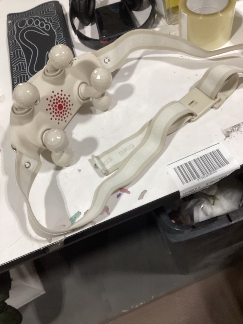 Condition photo showing Good Condition for SKG FSA Eligible Cordless Neck Massager for Pain Relief Deep Tissue, Shiatsu Shoulder Massager with Heat, Massage Tools for Trapezius, Lymphatic Drainage, Relaxation Therapy, HSA Items H7 Ultra Beige Color