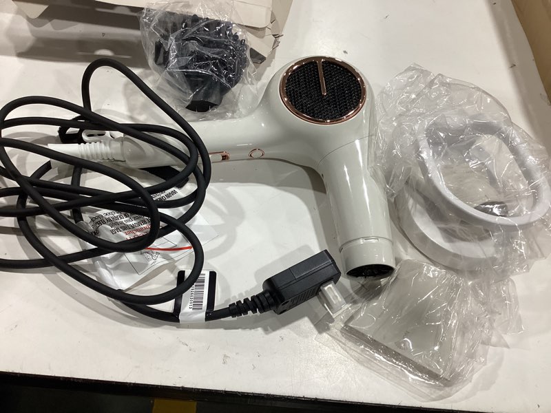 Condition photo showing Good Condition for jmw air b compact hair dryer, powerful bldc motor, quiet high speed hair dryer, lightweight fast drying, ionic blow dryer for frizzy hair, travel friendly air b·ivory