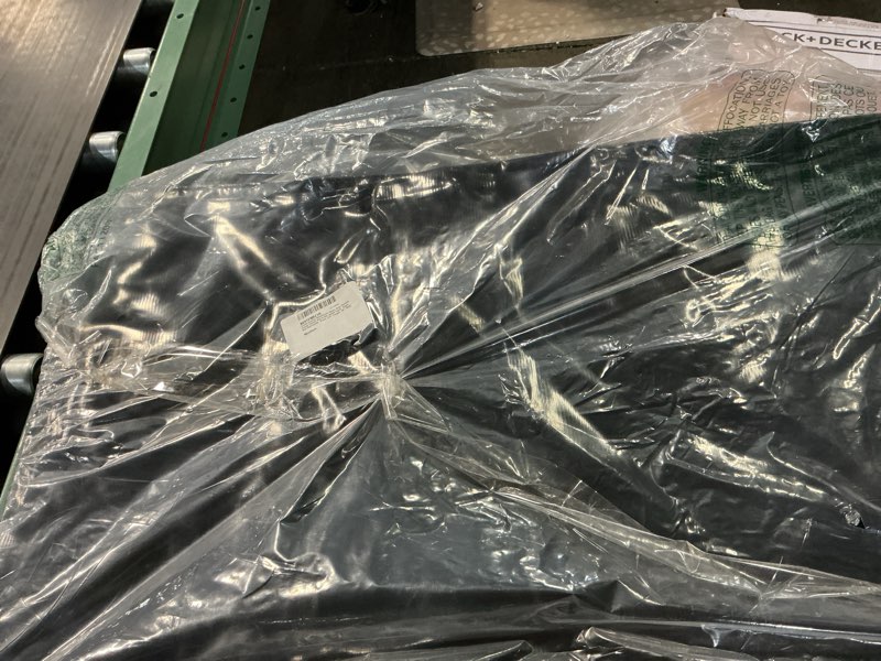 Condition photo showing New/Like New for heavy duty portable crowd control 8ft barricade jacket cover - angry bull barricades black