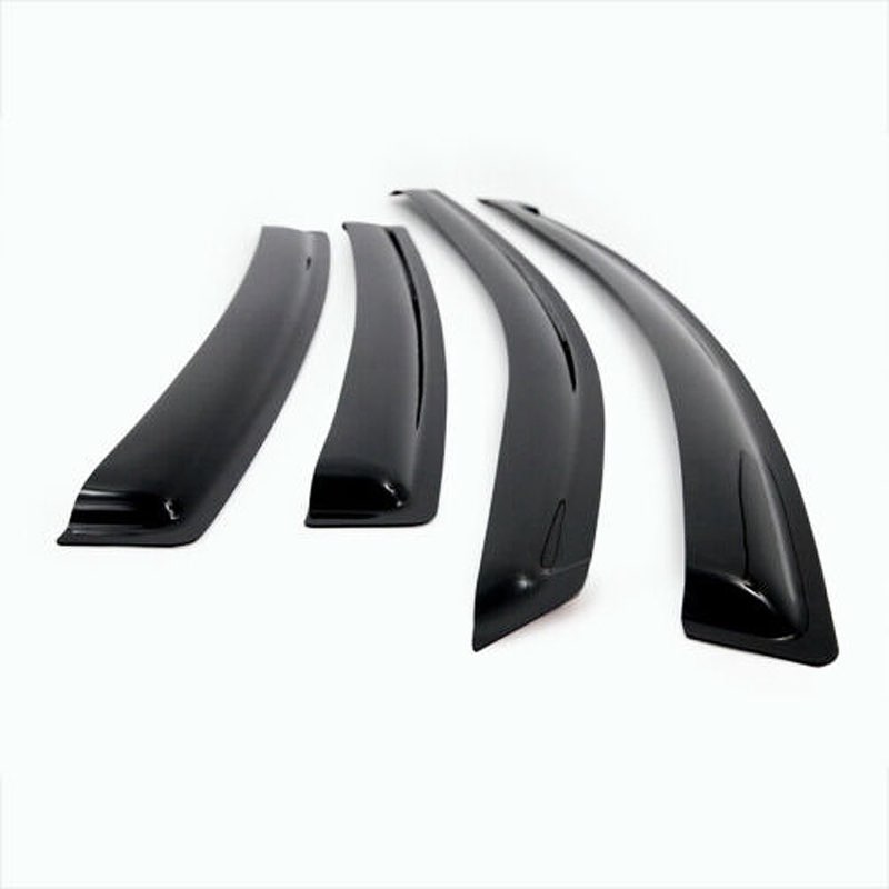 ICBEAMER 4 pcs Side Window Visors Deflectors For 2014-15 Nissan Rogue 4 Doors Sedan Vent Visor Sun/ Rain Guard Set