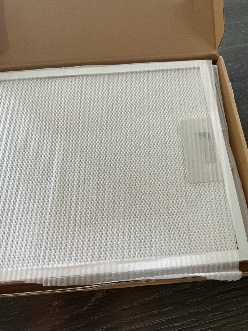 Condition photo showing As Is for [3-pack]updated w10169961a range hood filter replacement,10.5 x 12 inch 5-layer aluminum mesh grease filters compatible with whirlpool, kitchenaid,jenn-air vent hoods - efficient grease blocking