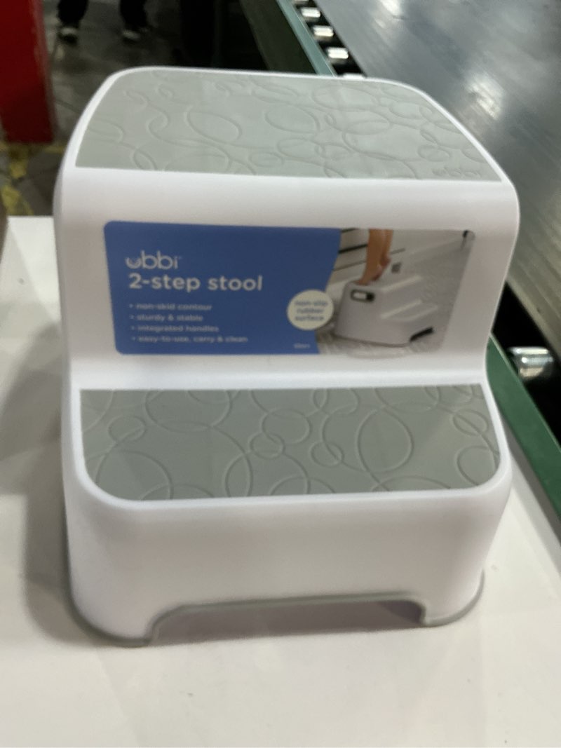 Condition photo showing Good Condition for Ubbi Wide 2 Step Stool for Kids, Toddler Stool for Toilet Potty Training, Slip Resistant Soft Grip for Safety