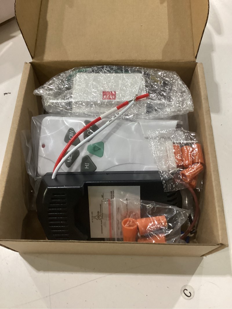 Condition photo showing New/Like New for Ceiling Fan Remote Control Kit, Universal Ceiling Fan Remote Control Kit, Fan Remote Control Kit, Ceiling Fan Wall Switch UC9050T UC 9050T, Compatible with Hunter Hampton Bay Harbor Breeze Ceiling Fan Remote Control Kit with 53T Remote