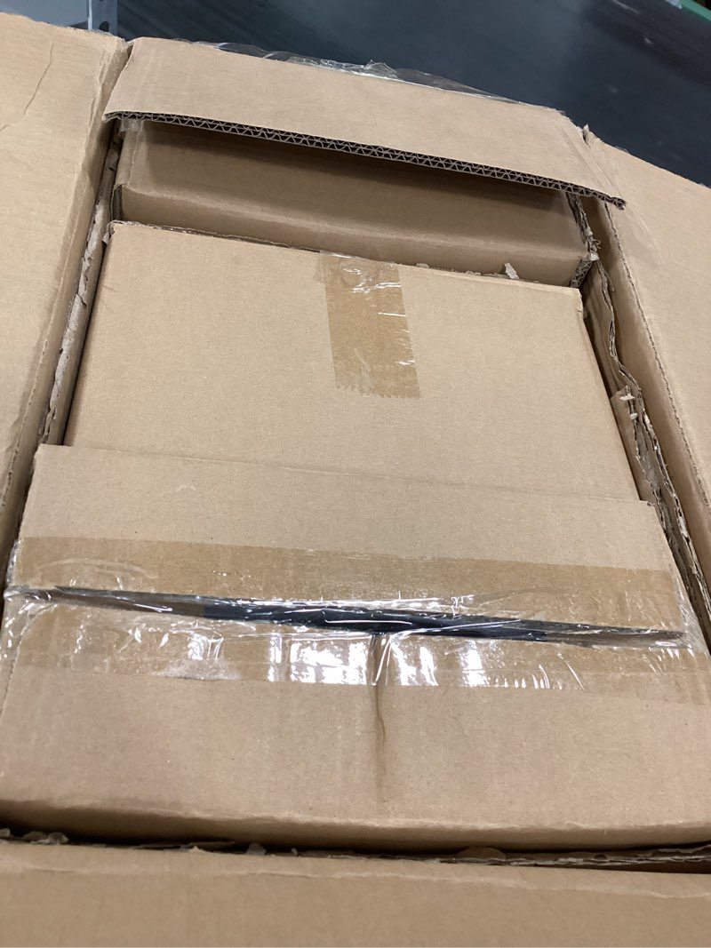 Condition photo showing New/Like New for Famiware Mercury Plates and Bowls Sets, 18 Pieces Stoneware Dinnerware Sets, Dishes Set for 6, Microwave and Dishwasher Safe, Matte Black Matte Black 6-Set(18pcs)