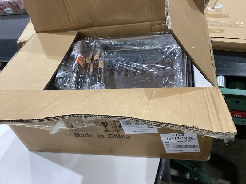 Condition photo showing New/Like New for chafing dishes for buffet, 8 qt high grade chafing dish buffet set, full size pan, rolled-edge design food warmers for parties, buffet, wedding, birthday, camping 4 pack [half gold] half-gold 8 qt-4 pack