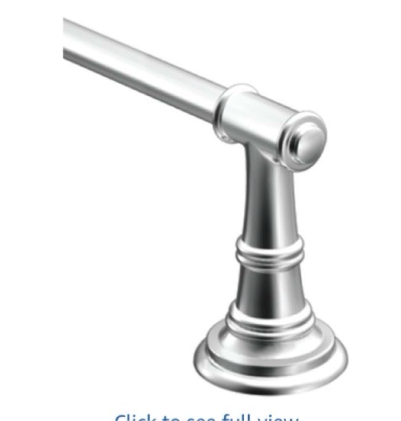 Condition photo showing New/Like New for moen/faucets dn9118ch ellsworth 24” chrome towel bar