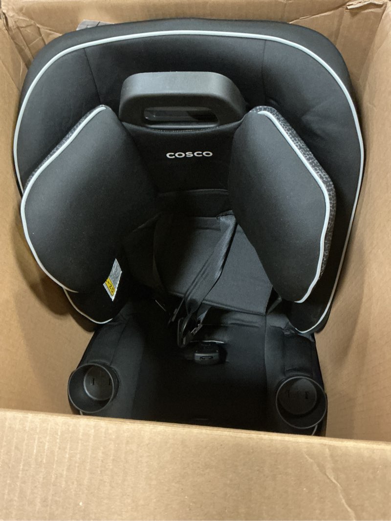 Condition photo showing As Is for cosco kids easy elite slim all-in-one convertible car seat  black india ink