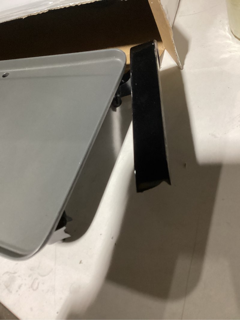 Condition photo showing As Is for Kenmore Electric Griddle - Nonstick 10x18" Pan, External Temperature Control, Grill Bacon, Eggs, Pancakes, Crepes, Tortillas, Easy Clean Countertop Cooking Kitchen Appliance Removable Drip Tray