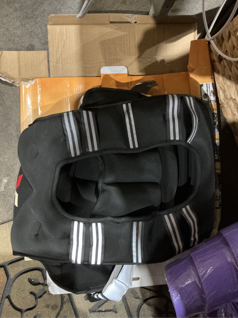 Condition photo showing Good Condition for fuff weighted vest woman, 4-10/11-20/20-32 lb adjustable weight vest for women men, female strength training body vest for walking exercise running workout black 20-32 lb
