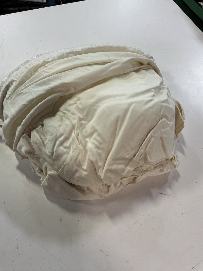 Condition photo showing Good Condition for bamboo sheet set, queen, ivory
