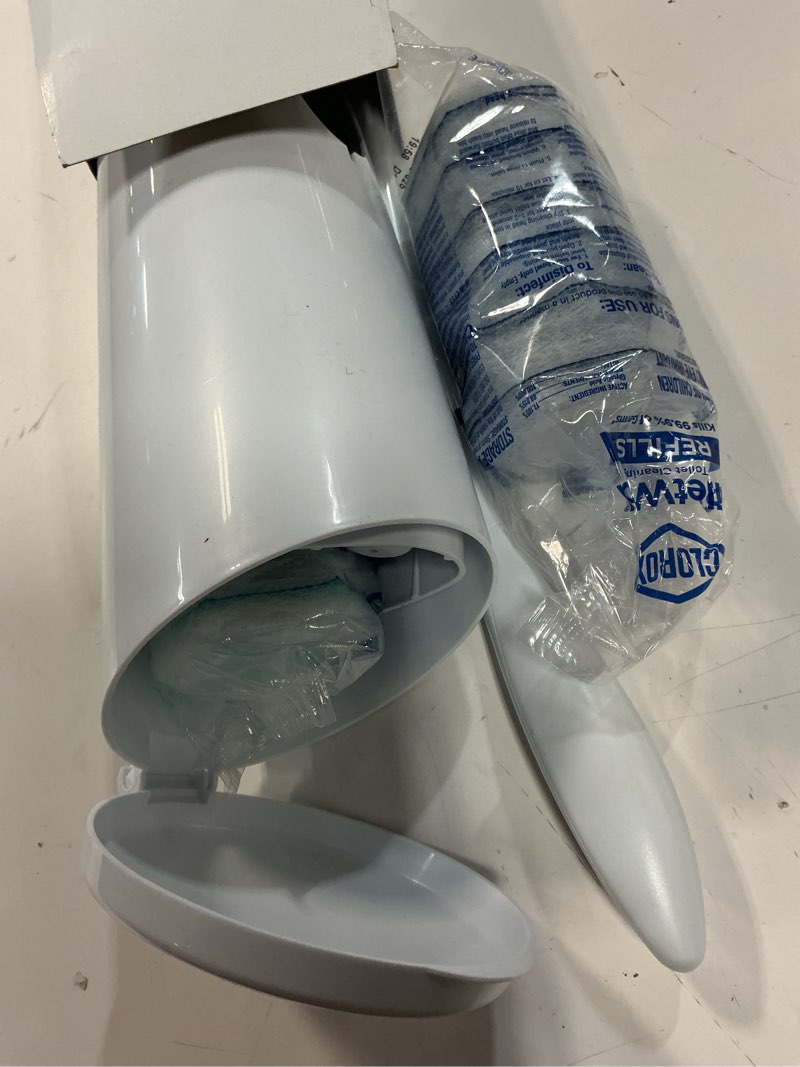 Condition photo showing New/Like New for clorox toilet cleaning system - toiletwand, storage caddy and 16 heads (package may vary)