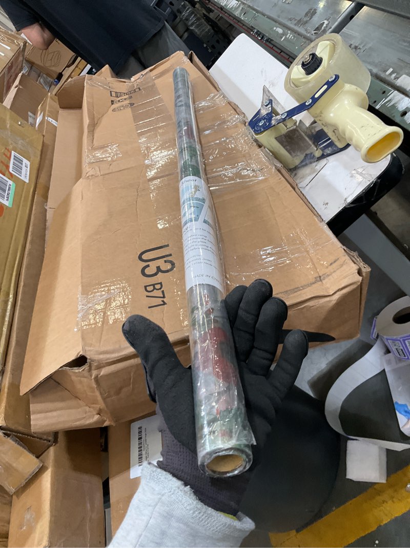 Condition photo showing New/Like New for window privacy film - stained glass window film static cling uv & heat blocking rainbow window film for glass doors, bedroom windows - no glue premium vinyl (easy install, 35.4\"×78.7\") cosmos 35.4x78.7 inches